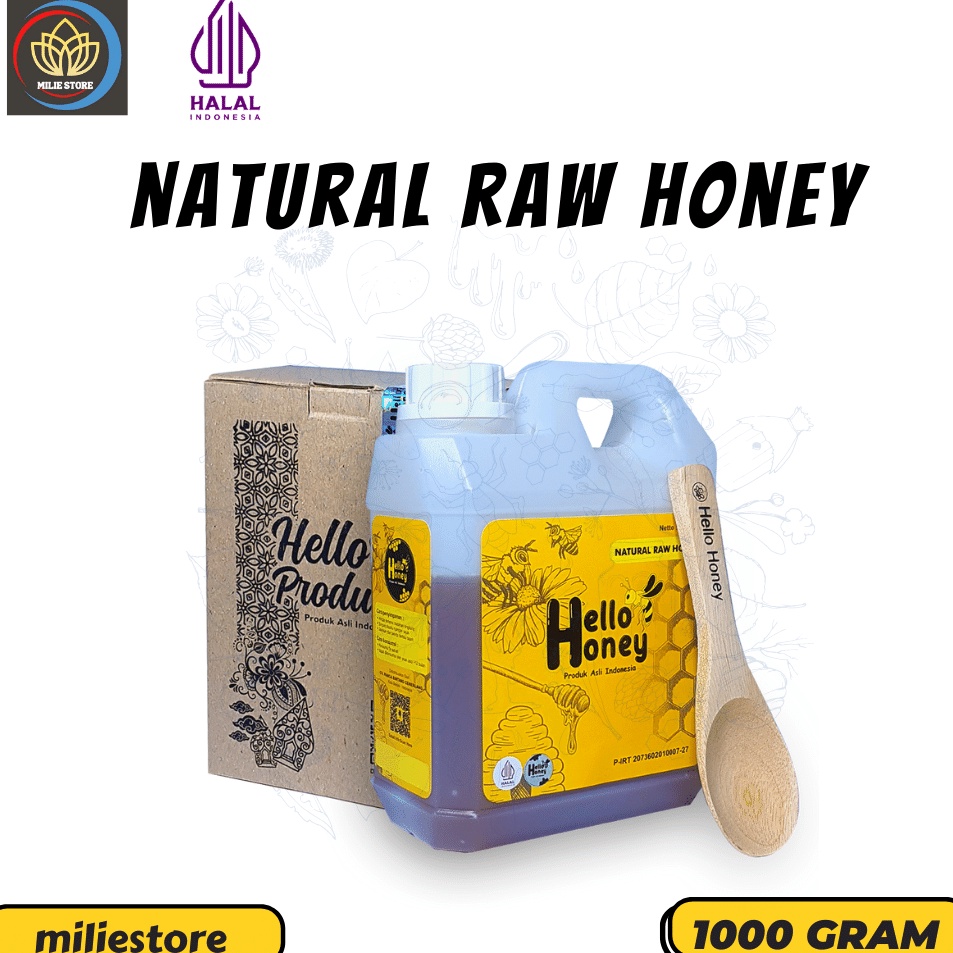 

Big Sale Madu Asli Murni Natural Raw Honey 1 Kg Manis - Hello Honey ➻➶✱✼