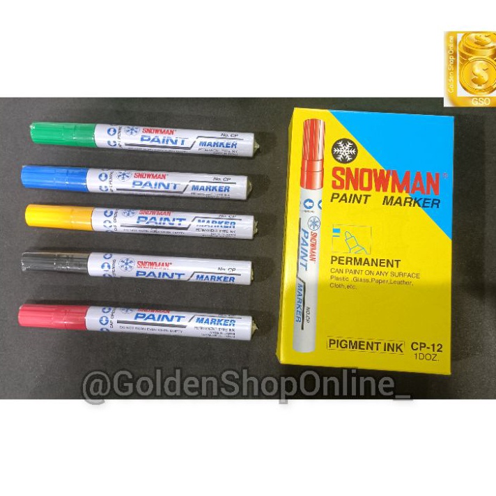 

Terlaris Spidol paint marker permanent merk snowman