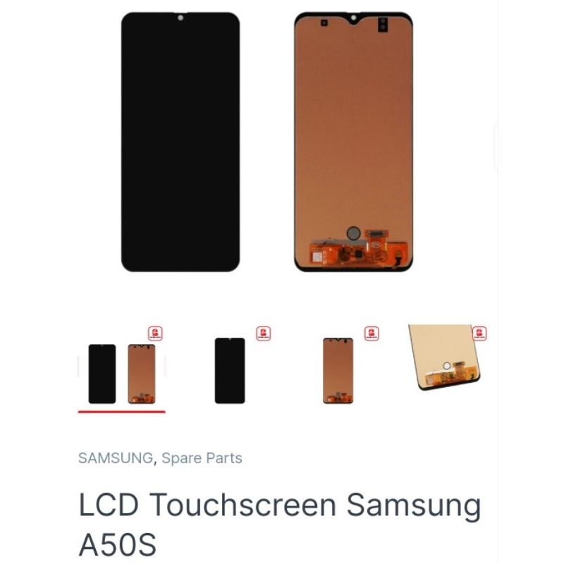 LCD TOUCHSCREEN SAMSUNG SM-A507FN/DS / A50S BLACK