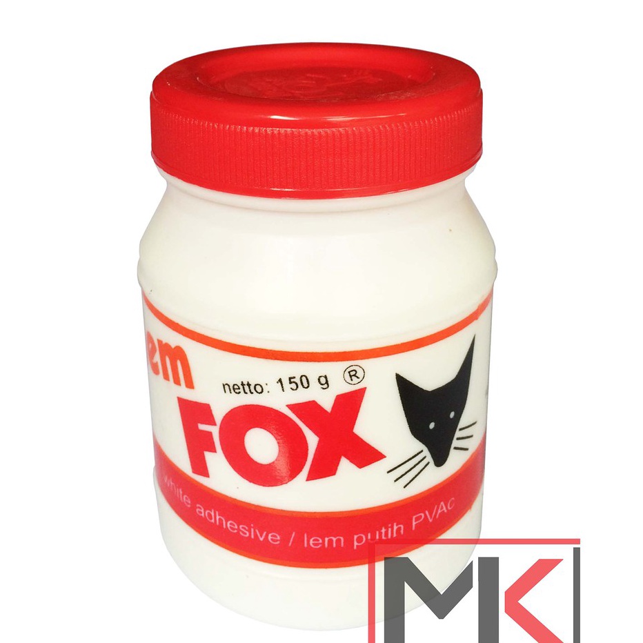 

Terlaku. Lem Fox Putih Botol 150 gr Ready stock