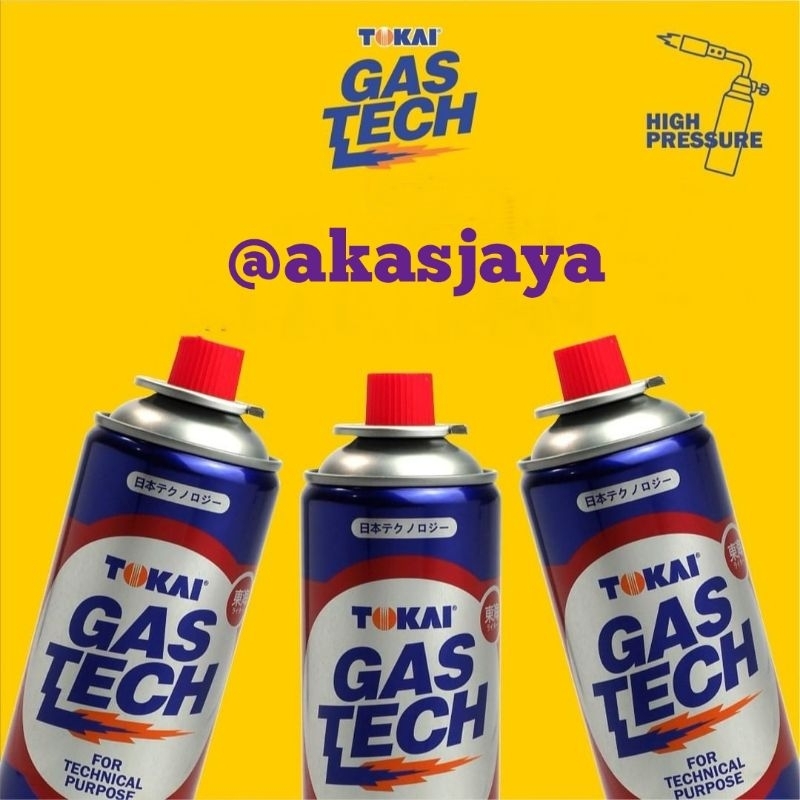 Gas Torch Portable 235gr Gas Tech Gas Las  Service Ac Gas Untuk Keperluan Teknik