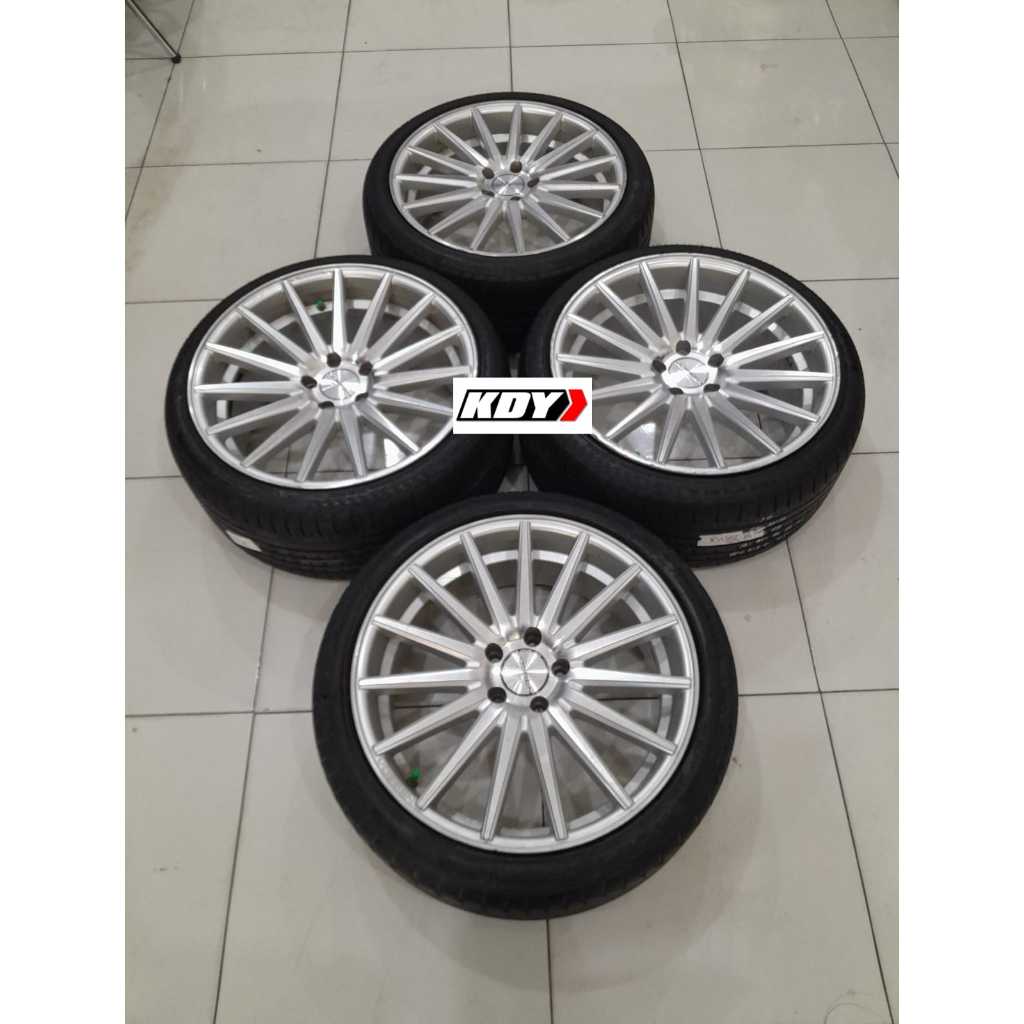 Velg VOSSEN R19 pcd 5X114,3 SILVER + Ban ACCELERA 245 35 Ring 19/ 275 30 - buat mobil Camry, Civic s