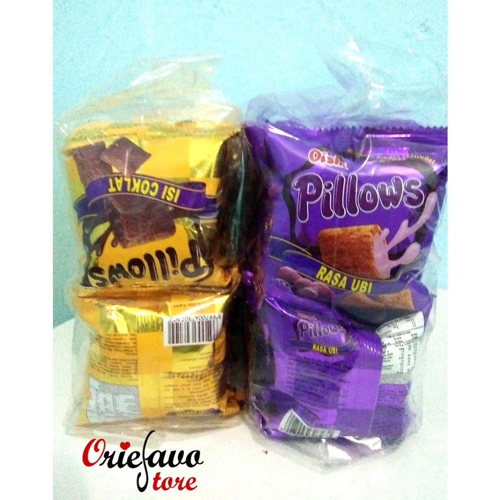 

KODE DTJ204 Oishi Pillow Coklat/ Ubi (Isi 20 Pcs)