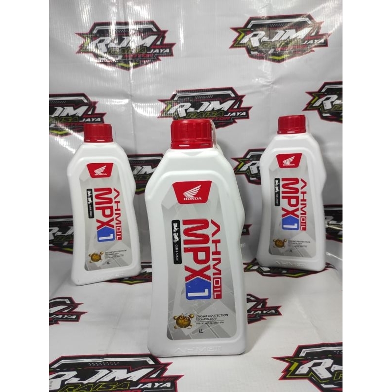 Oli Motor AHM MPX1 1Liter ORIGINAL OIL MPX1 1000ML ORIGINAL AHM
