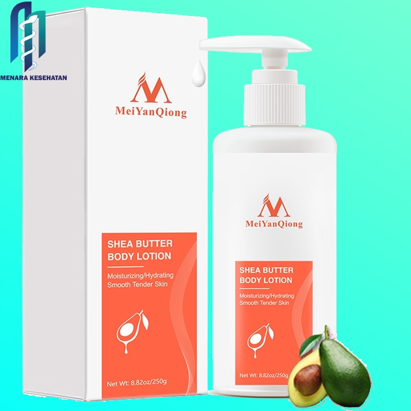 MeiYanQiong Shea Butter Body Lotion Moisturizing Hydrating Smooth Tender Skin Melembabkan Menghidras