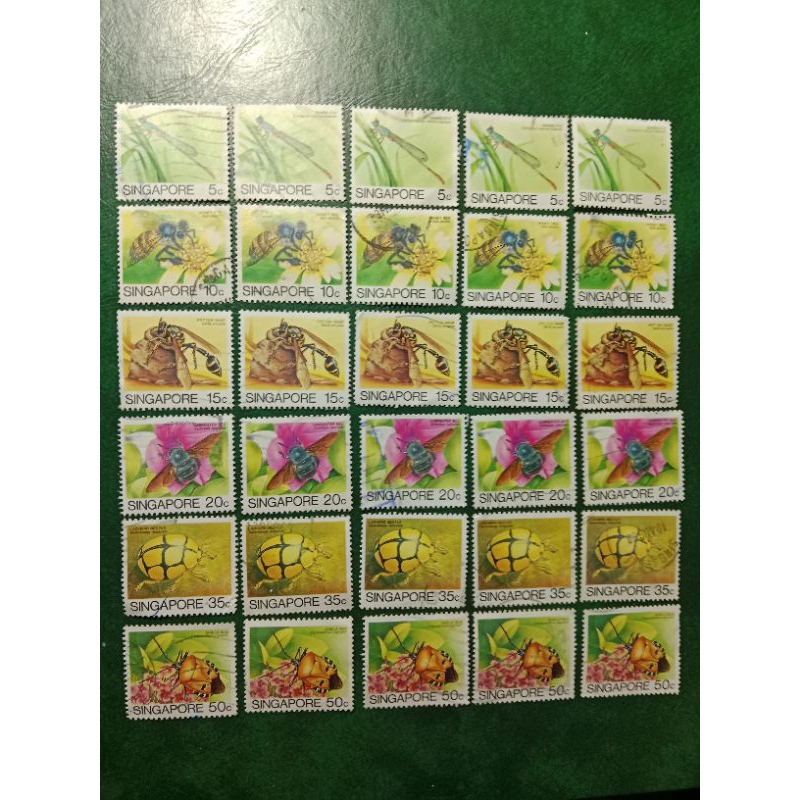 

Prangko Singapore 30 Pcs Used Campur