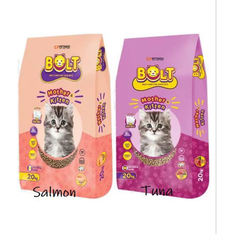 Bolt Mother & Kitten Pakan Kucing Anakan 20kg