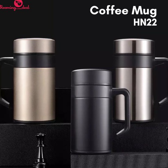 ➩↓✮≛ Tumbler Coffee Mug Coffee Tea Cup Stainless Steel 400ml (HN22)