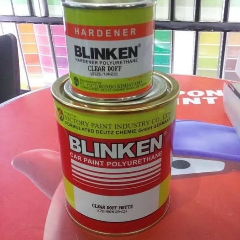 CLEAR DOFF BLINKEN VERNIS 1,4KG CLEAR + HARDENER