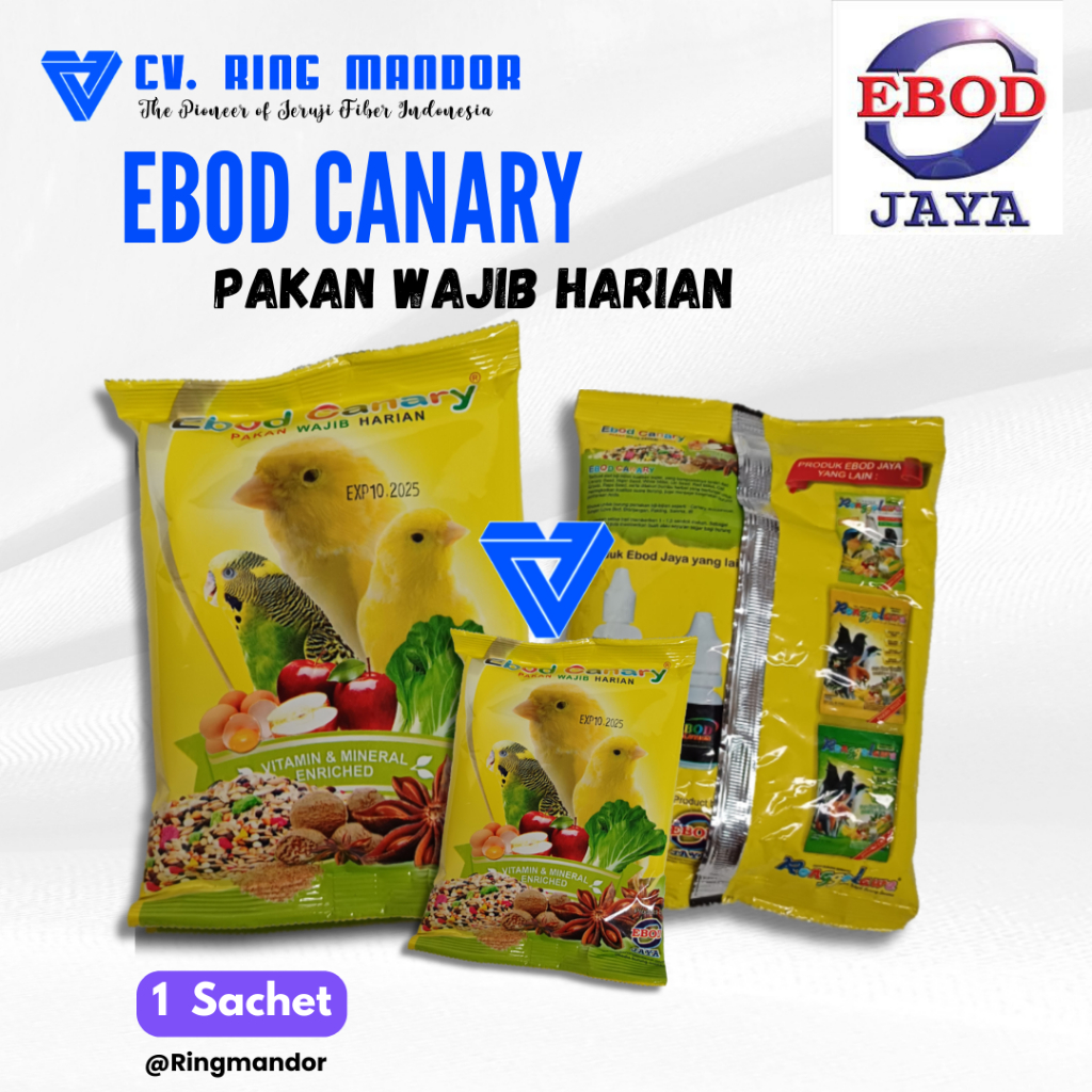 EBOD CANARY, KENARI PAKAN WAJIB HARIAN EBOD KENARI