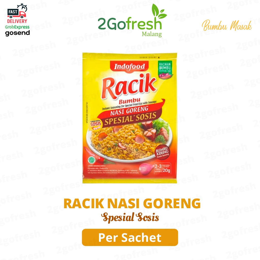 

Bumbu Masak Racik Nasi Goreng Spesial Sosis Sachet - Sayur Sayuran