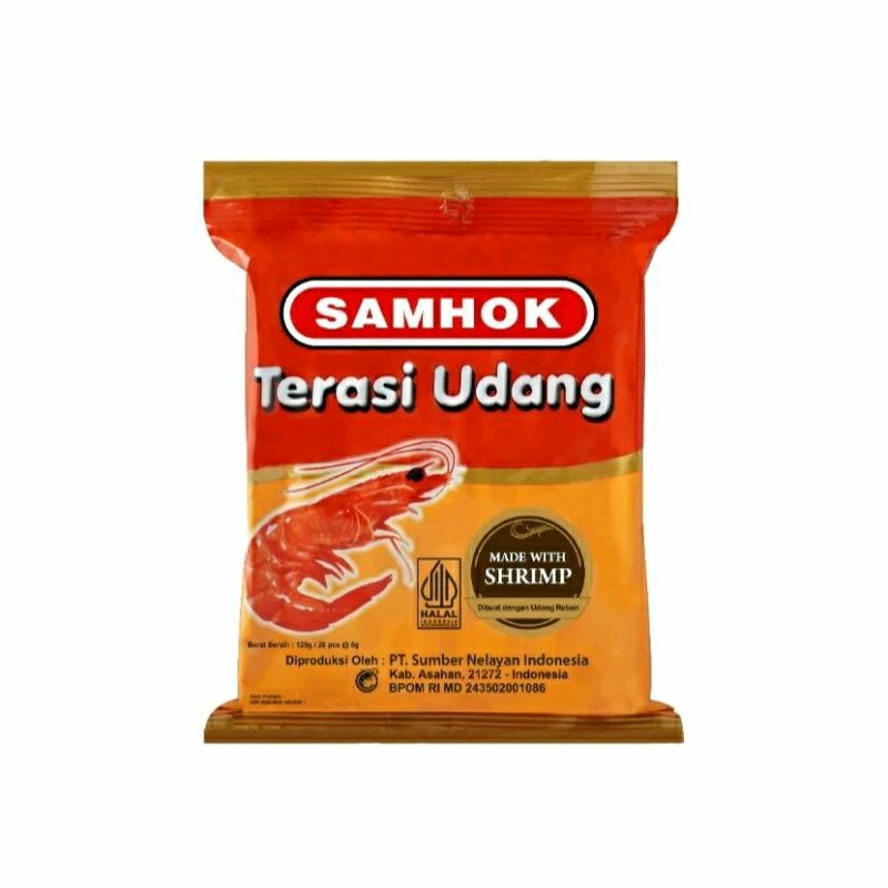 

Terasi Udang Merk Samhok 120g/20pcs