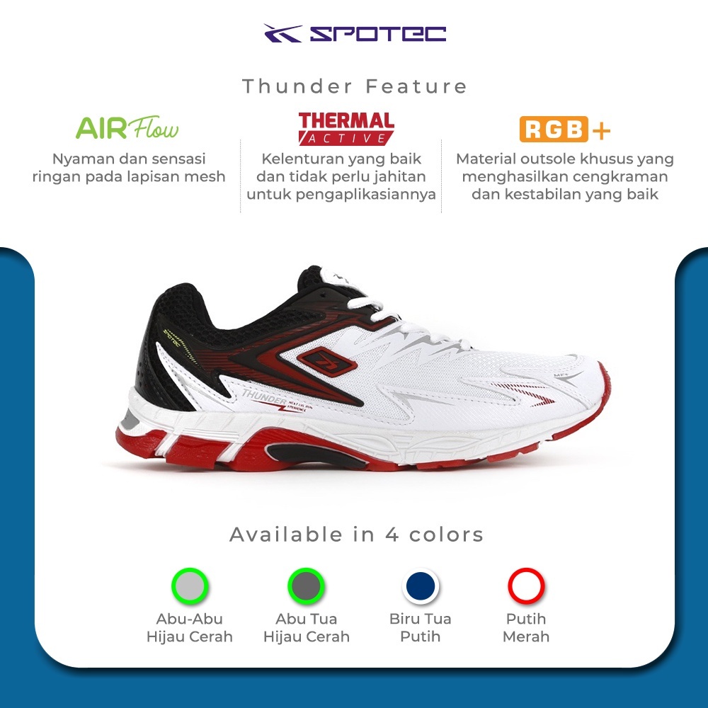 Sepatu Pria / Sepatu Running / Spotec / Thunder