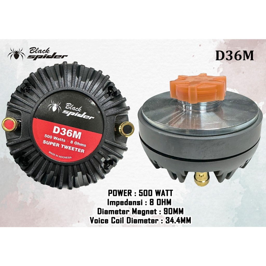 BS D36M Black Spider Driver Tweeter