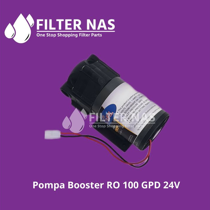 RO pump 24V Booster Pump Only / Pompa RO 24V Tanpa Adaptor