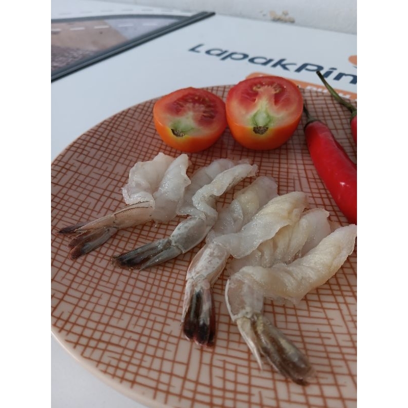 frozen udang vaname size 40 kupas segar