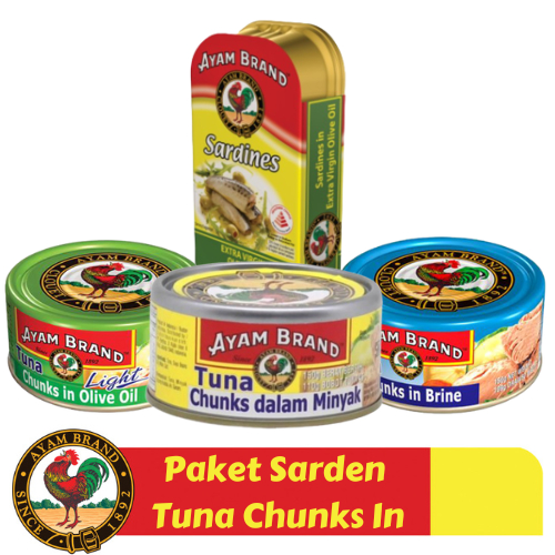 

Ayam Brand - Paket Ikan Sarden Tuna Kaleng Chunks In