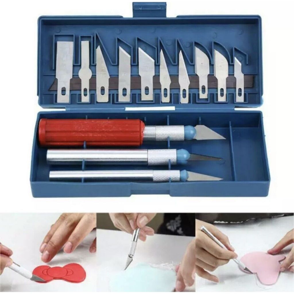 

Set Pisau Ukir 13 Buah Termasuk Pisau Pemotong Kertas, Pisau Ukir Kayu, Pisau Ukir Logam Multifungsi, Pisau Ukir Stempel Karet, Gagang Pisau Pena Ukir Logam, Alat Ukir Segel