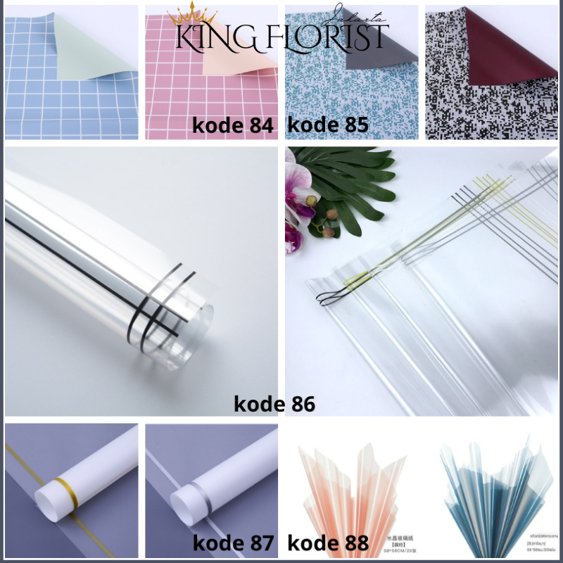 

kertas bunga flower wrapping paper Cellophane Kertas Buket Florist KB 6084