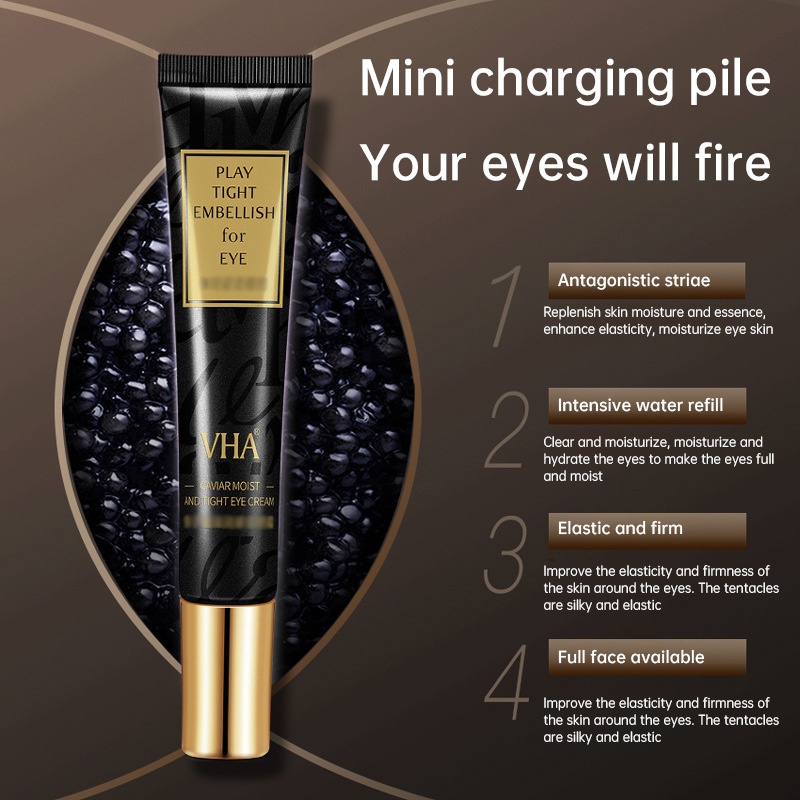 VHA Krim Mata Caviar Eye Cream Remove Dark Circles Moisturizing Firming Cream 20gAnti Wrinkles Cream