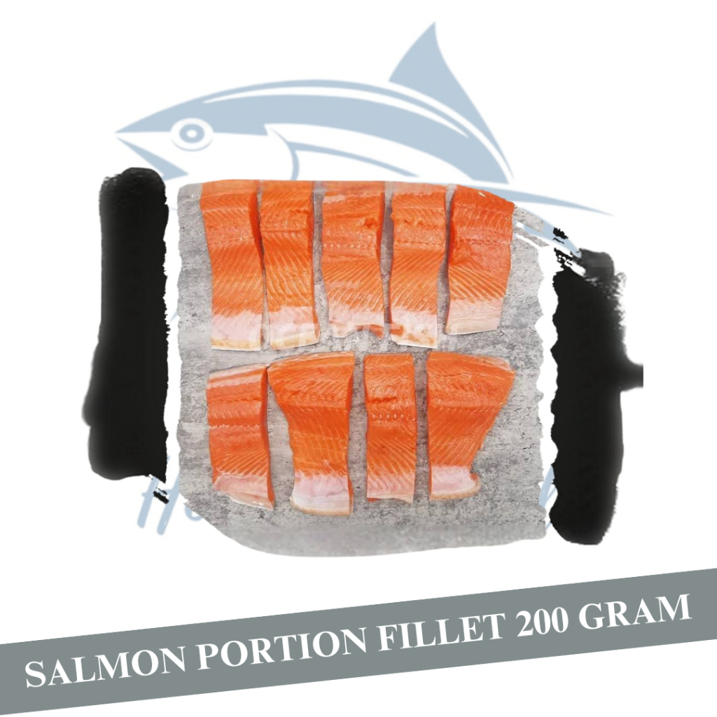 

Salmon Portion Fillet Frozen Premium / Atlantic / Trout Norway / 200Gr