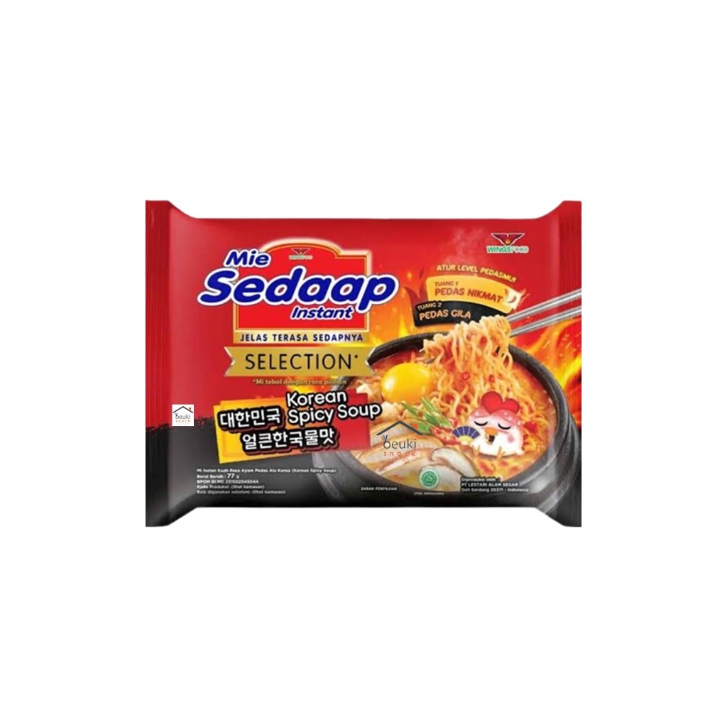 

Mie Sedaap Selection Korean Spicy Soup Sup Pedas Ala Korea
