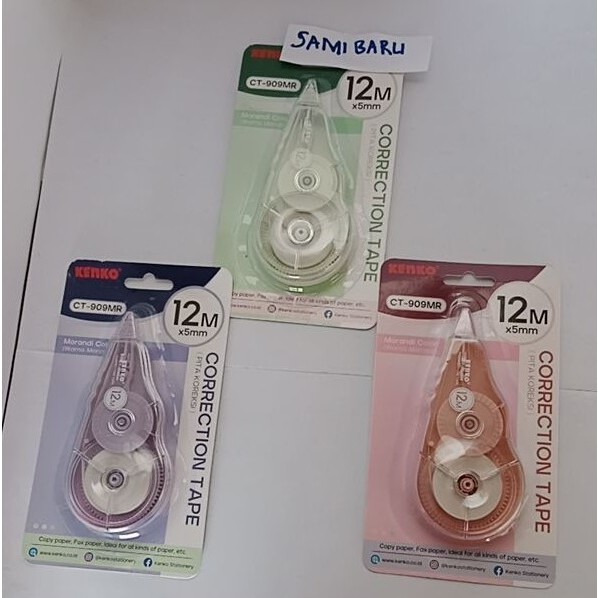 

Correction Tape Roll CT-909MR / Tipe Ex Kertas Pita Koreksi Kenko