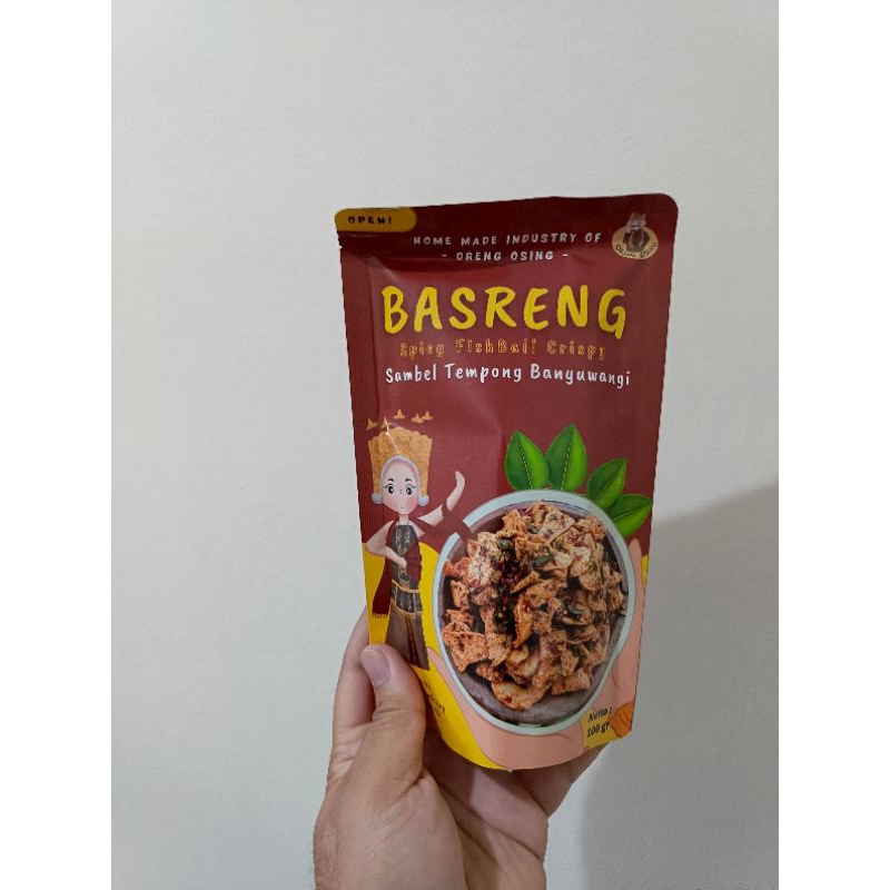 

Basreng sambal tempong khas banyuwangi