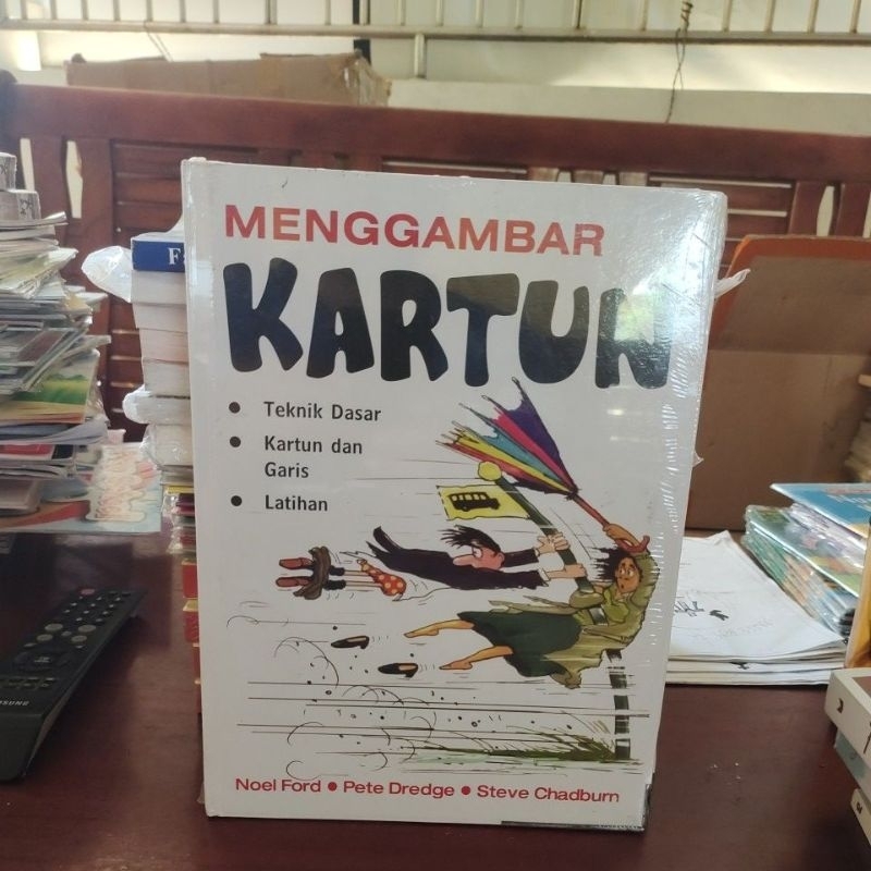 MENGGAMBAR KARTUN ,TEKNIK DASAR KARTUN DAN GARIS LATIHAN.ORIGINAL