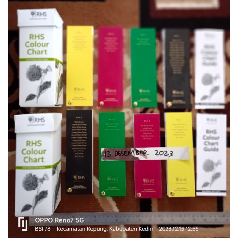 

RHS Colour chart (sixth revised edition 2019) original