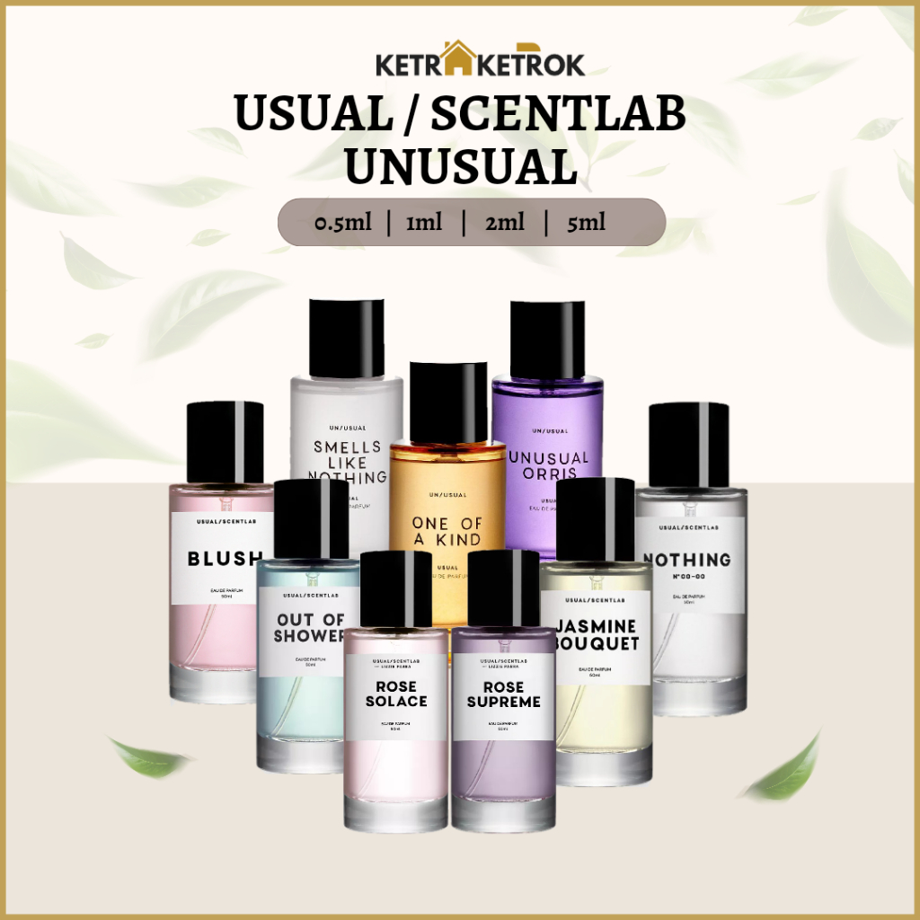 Decant Share Perfume UnUsual Usual Scentlab Blush Nothing Friday Night Rose Solace Rose Supreme Berg