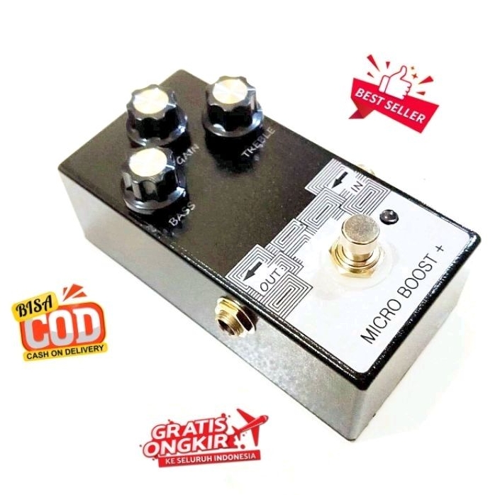 efek gitar booster micro amp + clone