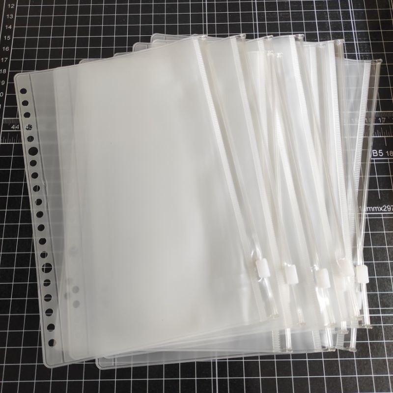 

A5 ring 20 Ziplock Kantong PVC Binder