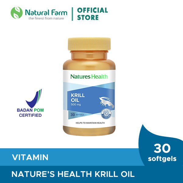 Natures Health Krill Oil 500mg - 30 Softgels
