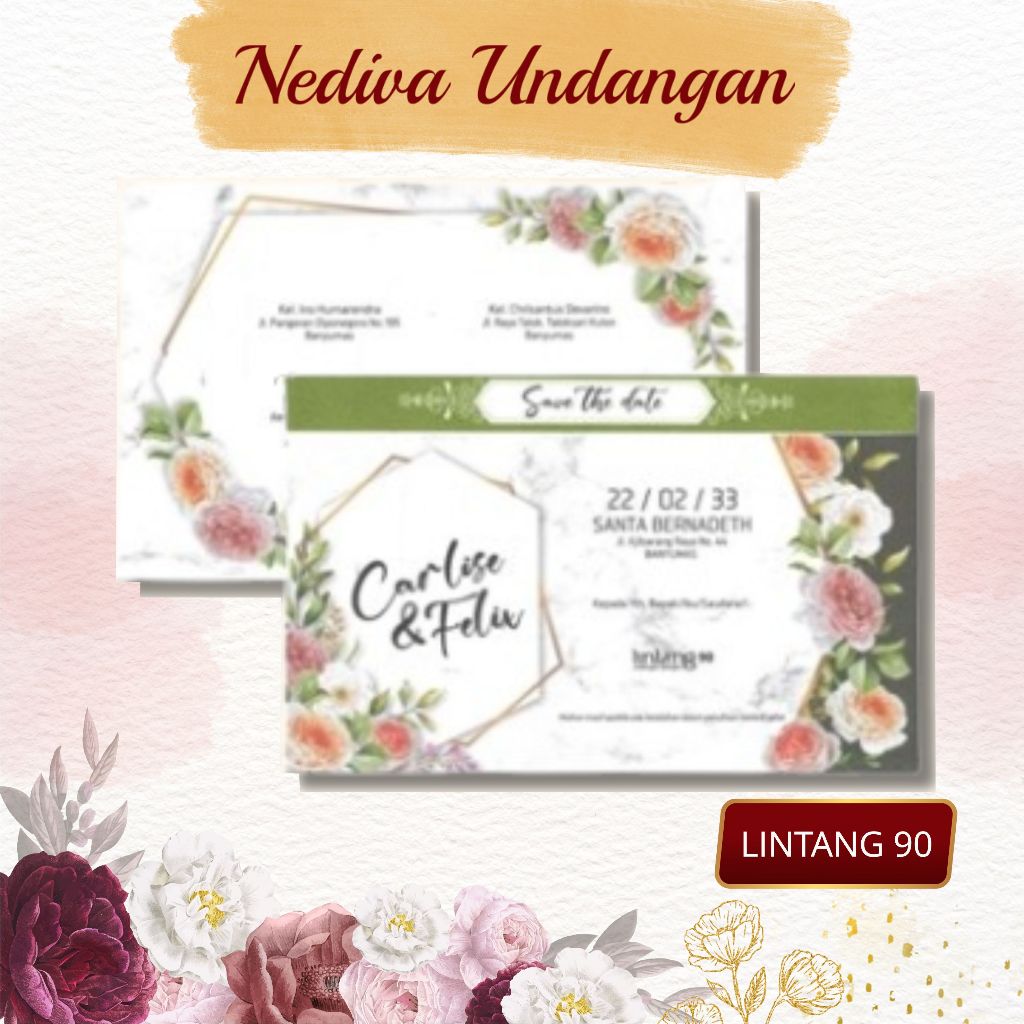 Blangko Undangan Lintang 90 Harga Murah