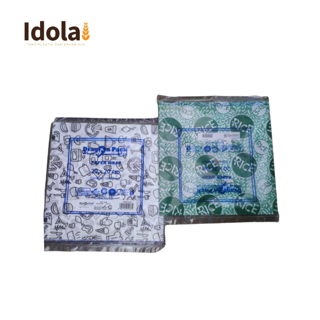 Kertas Nasi Motif  20 x 20cm (100 Sheet)