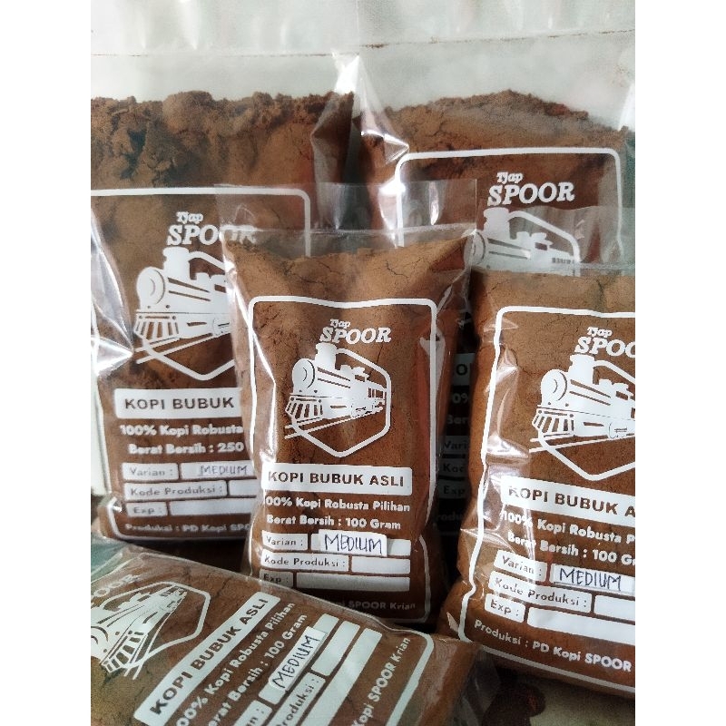 

Kopi Bubuk Robusta Asli/kopi robusta medium/Murni tanpa campuran/enak 250gr