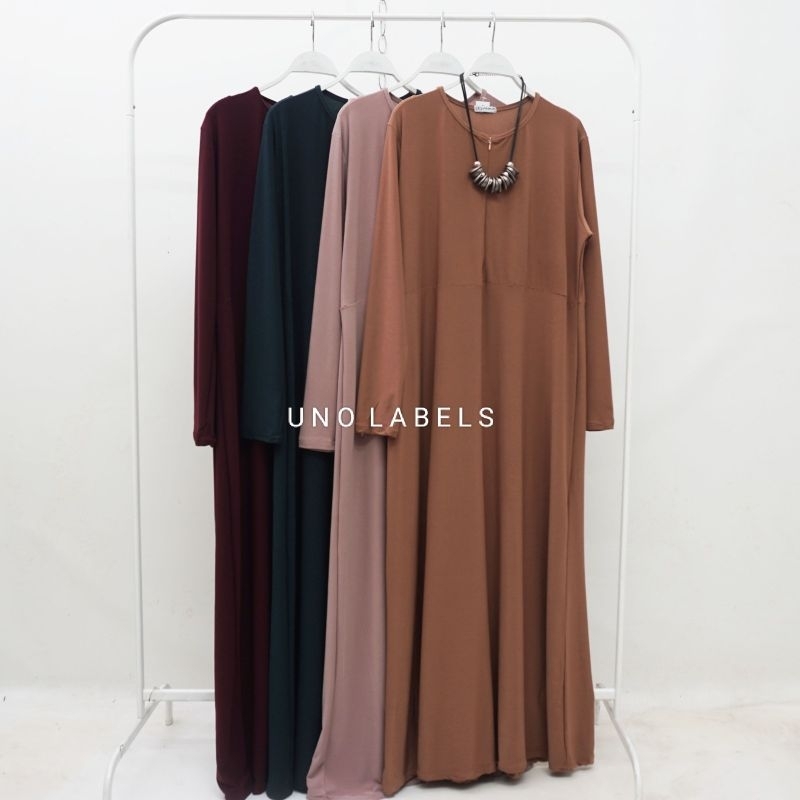 Inner Dress Lengan Panjang Bahan Jersey Korea