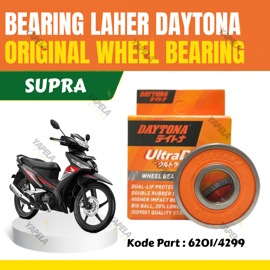 Bearing Laher Supra Original Daytona Racing Lahar 6201-2RS