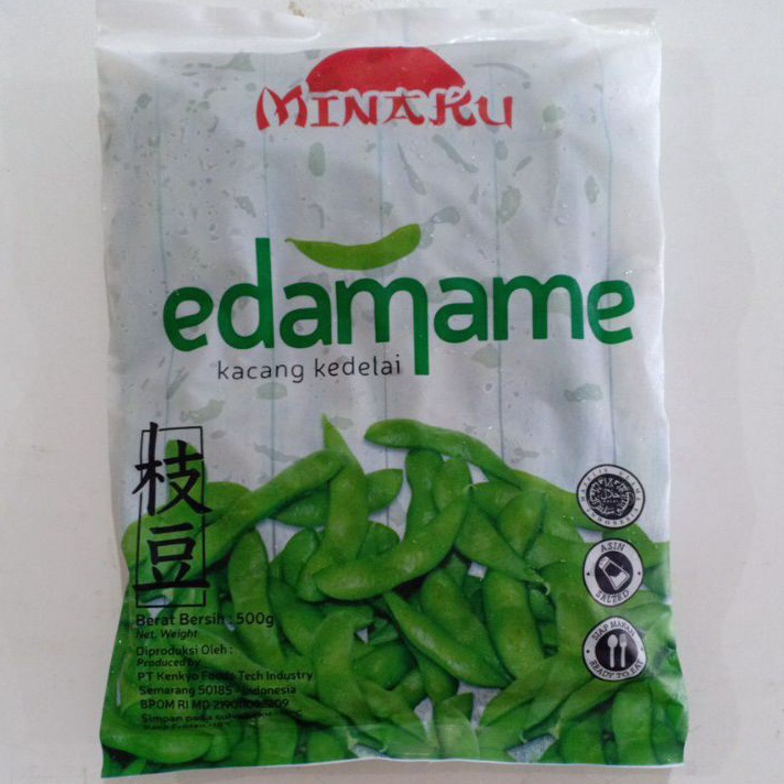 

Kode BL338 MINAKU edamame kacang kedelai salted 500gr