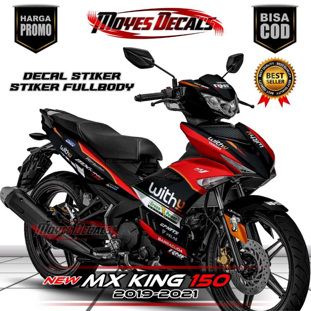 (COD) Decal Mx King New 2019 - 2021 - Stiker Mx King Fullbody Design Racing