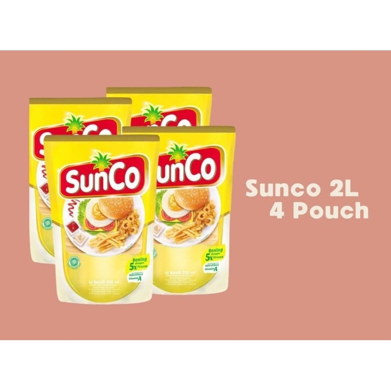 

MINYAK SUNCO 2 LITER ISI 4 POUCH
