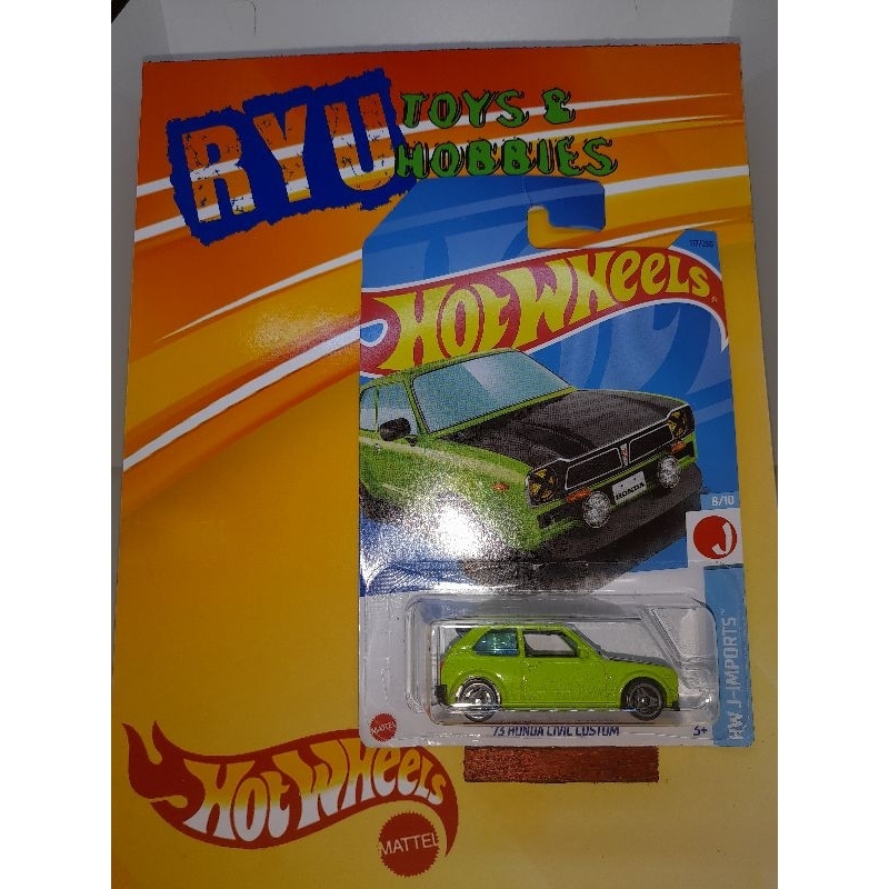 HOTWHEELS '73 Honda Civic Custom