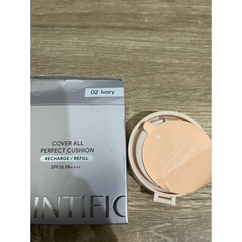 cushion skintific shade 02 ivory refill preloved