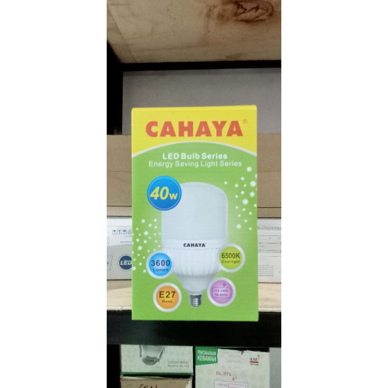 Lampu LED Bulb Series E27 Merk Cahaya 40 watt