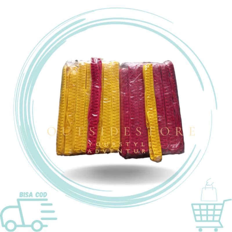 talikur merah / kuning tali koor pramuka tali peluit pramuka ekonomis