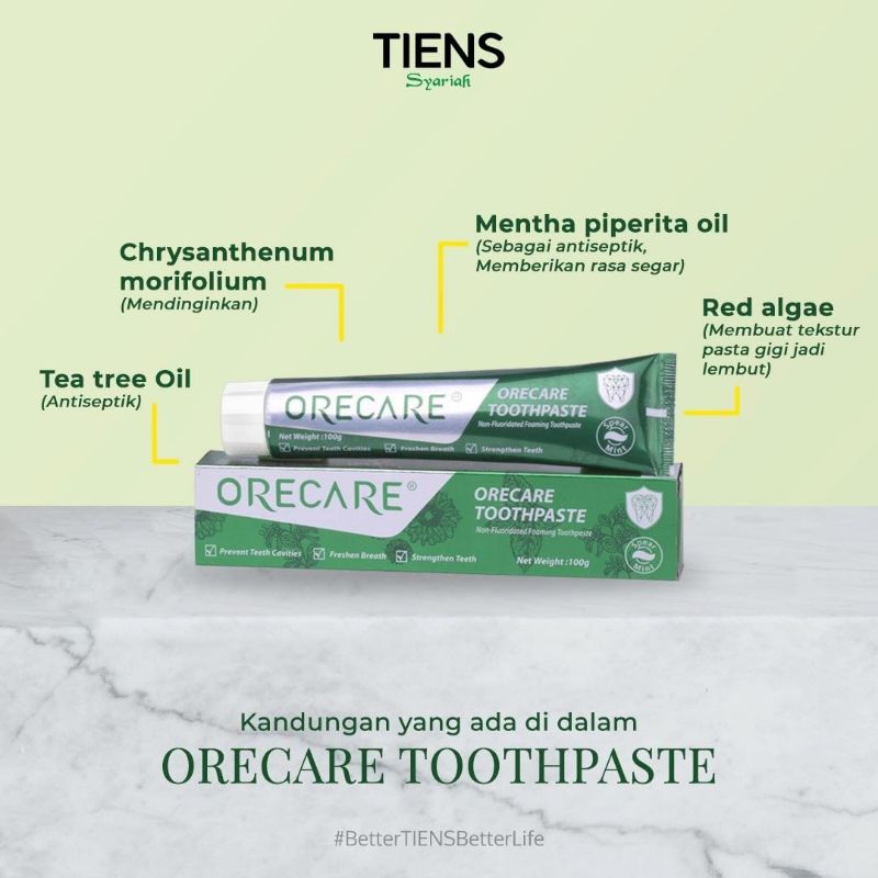 Pasta Gigi Tiens /  Tianshi Herbal Toothpaste / Orecare