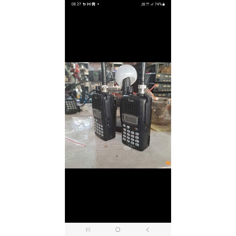 Ht Icom Ic V85 Made in Japan Vhf Kondisi 98 persen Icom V85 New