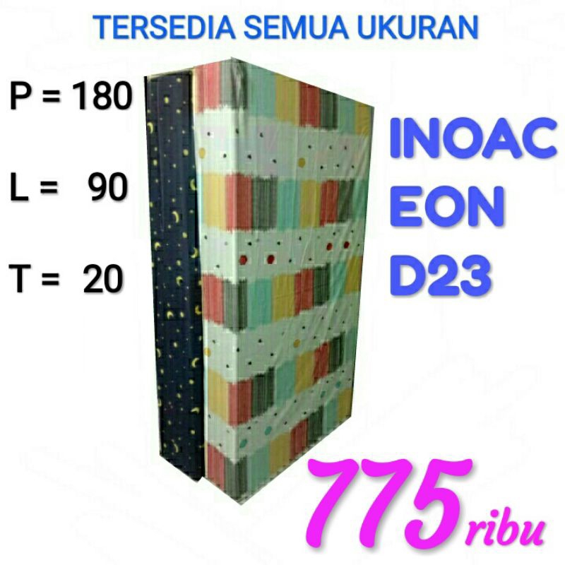 PROMO KASUR BUSA INOAC 90x180 x20 EON D23 GARANSI 10 TAHUN