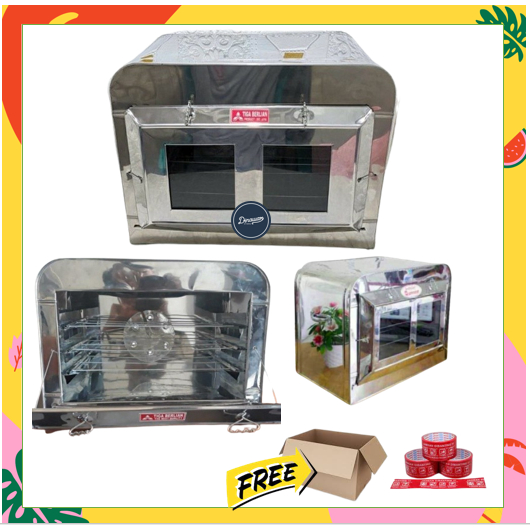 Oven Kompor Tangkring Tiga Berlian 3 Susun Bahan Stainless